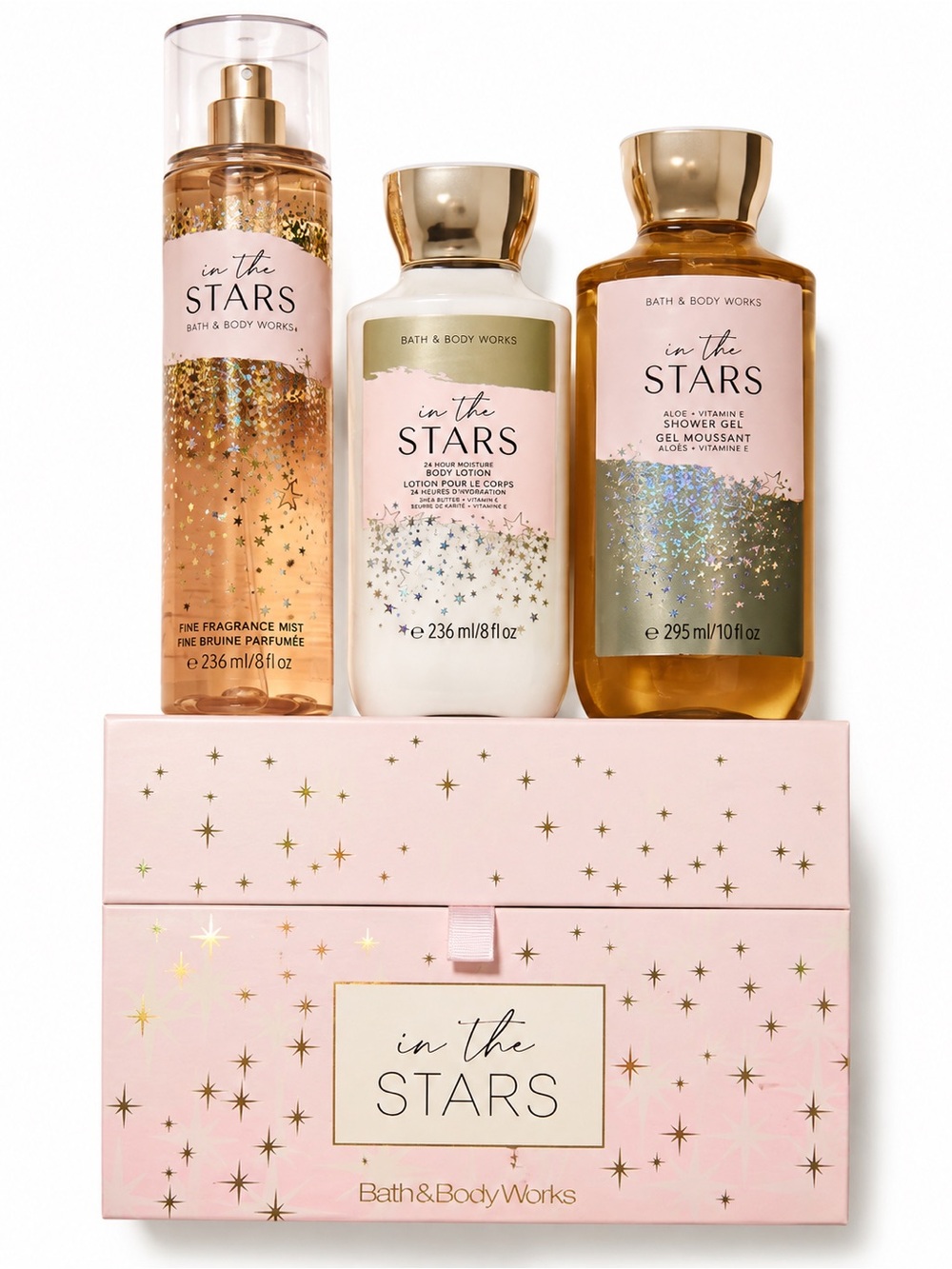 Bath & Body Works In The Stars Gift Set NWT Lotion Shower Gel